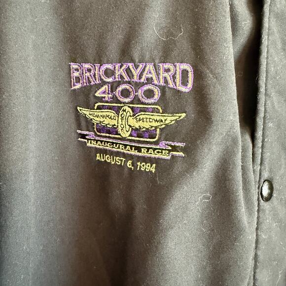 Vintage Kyle Petty Nascar Racing Jacket Mello Yellow Size 2XL Racer Brickyard - Picture 3 of 15